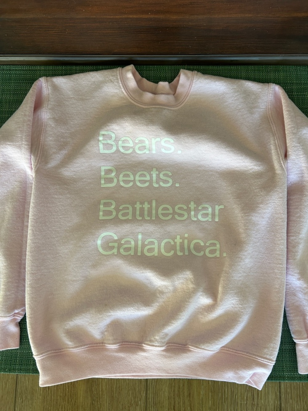 Bears. Beets. Battlestar Galactica. Sweatshirt Unisex Gildan
